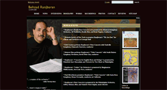 Desktop Screenshot of behzadranjbaran.com